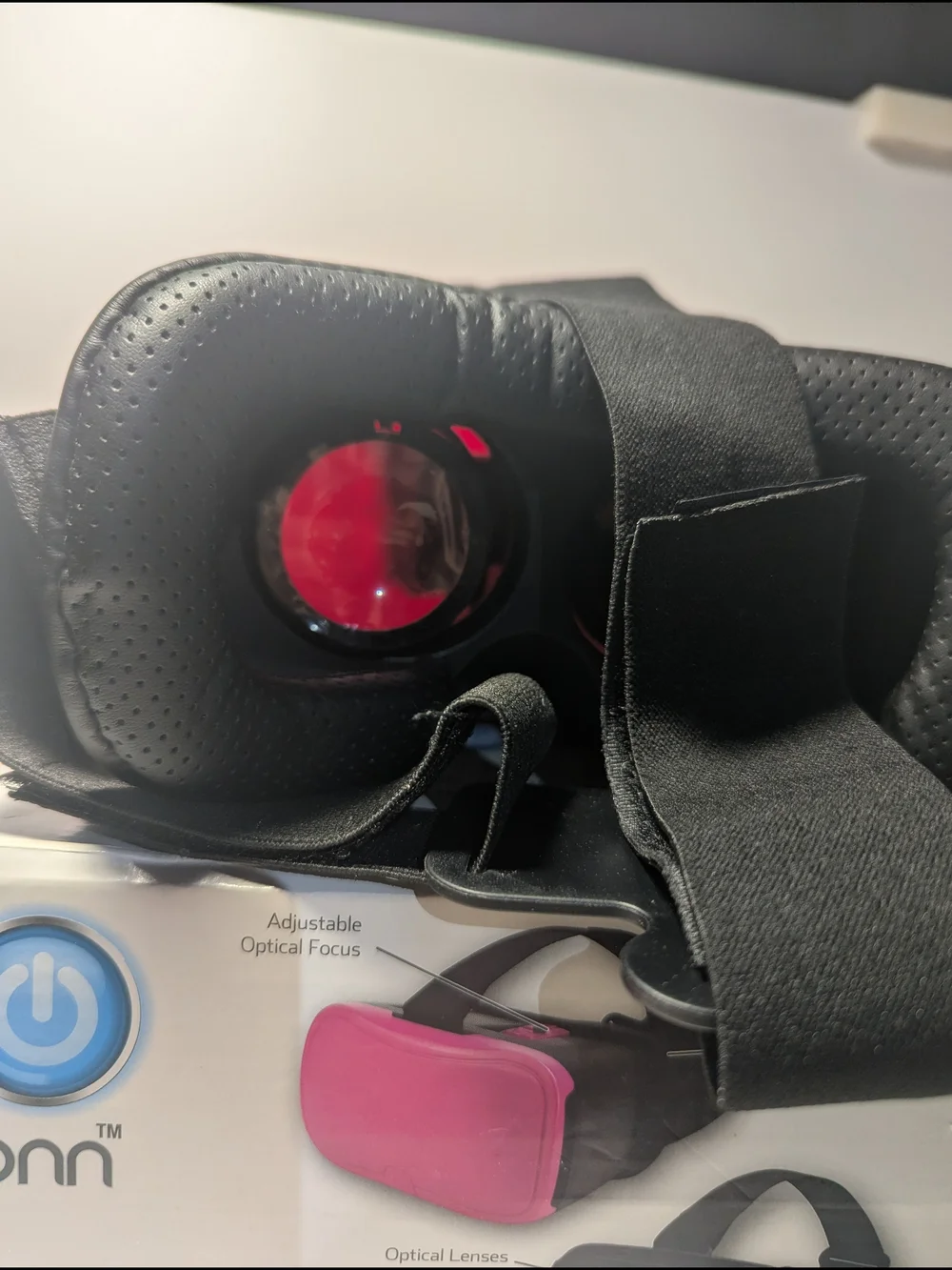 Onn Hot Pink Smartphone VR Headset